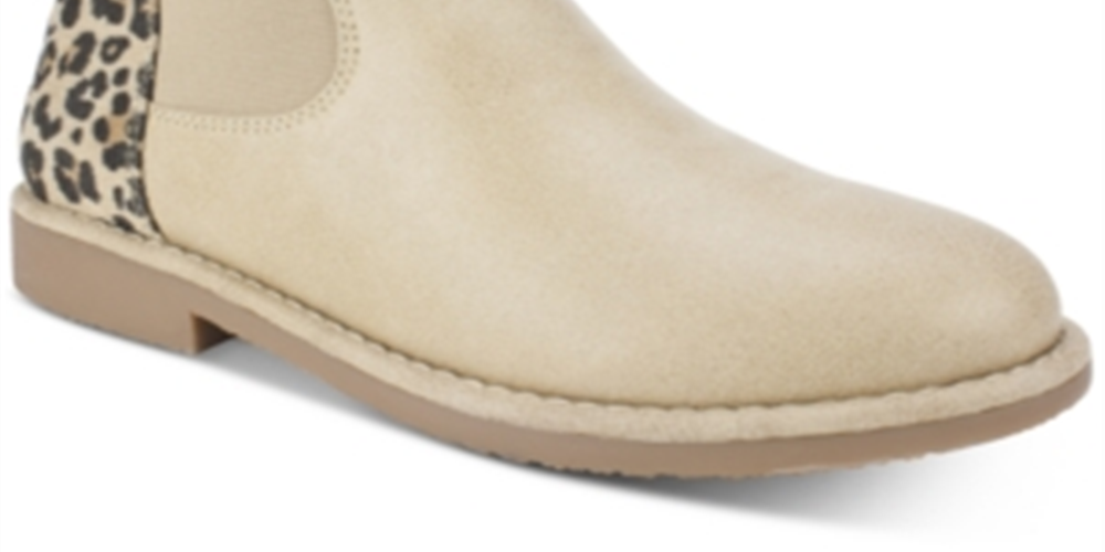 White Mountain Women's Maggie Fabric Closed Toe Ankle Chelsea Boots Brown Size 6 M