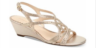 Charter Club Women's Kelsah Open Toe Formal Strappy Sandals Yellow Size 8.5 M