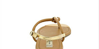 American Rag Women's Adarra Buckle Stacked Heel Over the Knee Boots Brown Size 7 M