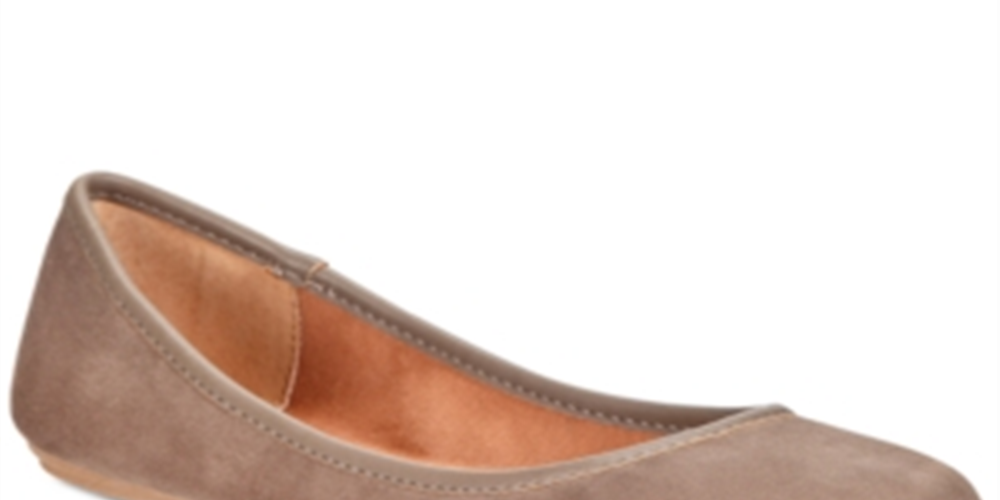 American Rag Women's Cellia Fabric Round Toe Ballet Flats Brown Size 11 M