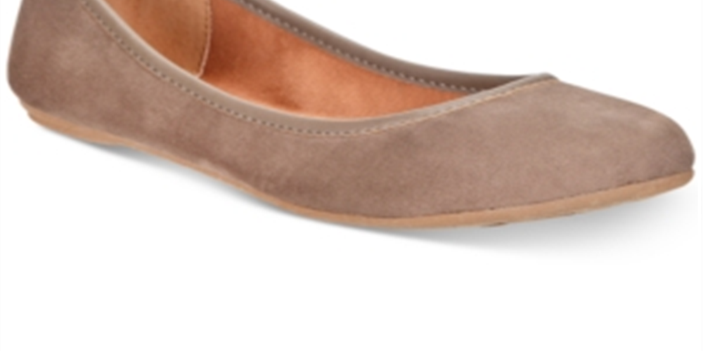 American Rag Women's Cellia Fabric Round Toe Ballet Flats Brown Size 11 M