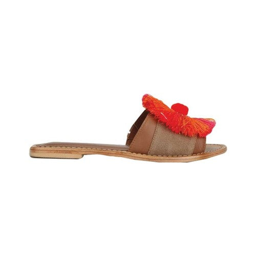 Women's Kenneth Cole New York Orton Slide Sandal Orange Size 7.5 M