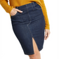 Guess Women's Knee Length Pencil Skirt Blue Size Large