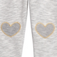 First Impressions Toddler Girl's Heart Trim Jogger Pants Gray Size 3T