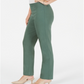JM Collection Women's Embellished Wear to Work Pants Green Size Small
