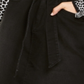 INC International Concepts Women's Paperbag Waist Denim Skirt Black Size 8 Petite
