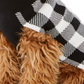Charter Club Check-Print Dog Family Family Sweater  Natural Size M -