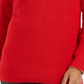 Charter Club Women's Solid Long Sleeve V Neck T-Shirt Top Red Size X-Small