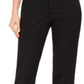 Charter Club Women's Pocketed Short Length Tummy Slimming Wear to Work Pants Black Size 14