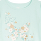 Epic Threads Little Girl's Butterfly Flower T-Shirt Blue Size 6