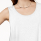 JM Collection Women's Scoop Neck Tank Top White Size Small