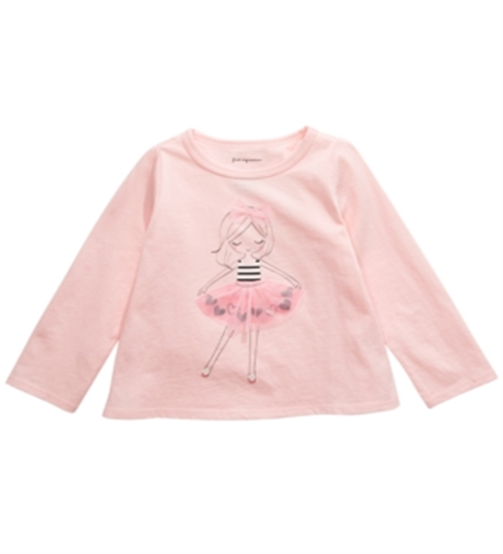First Impressions Toddler Girl's Tutu Girl T-Shirt  Pink Size 3T
