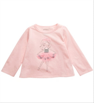 First Impressions Toddler Girl's Tutu Girl T-Shirt  Pink Size 3T