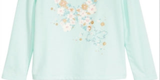 Epic Threads Toddler Girl's Butterfly Flower T-Shirt Various Blue Size 4T