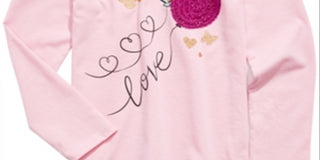 Epic Threads Toddler Girl's Butterfly Balloon T-Shirt Pink Size 4T