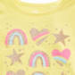 Epic Threads Little Girl's Rainbows Hearts & Stars T-Shirt  Yellow Size 6X