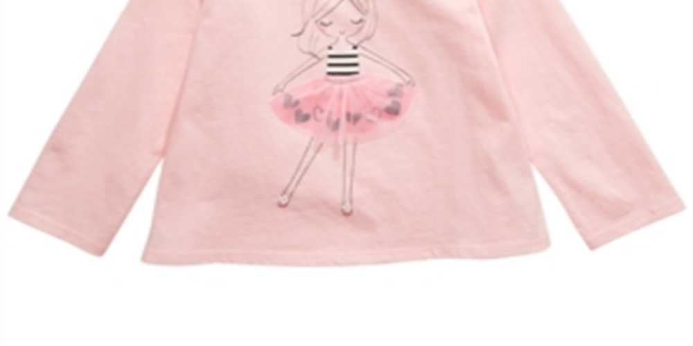 First Impressions Toddler Girl's Tutu Girl T-Shirt  Pink Size 4T