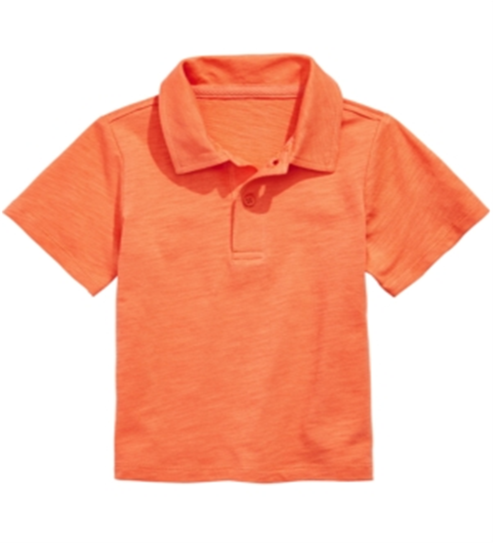 First Impressions Baby Boy's Cotton Polo Shirt Orange Size 6-9Months