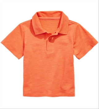 First Impressions Baby Boy's Cotton Polo Shirt Orange Size 6-9Months