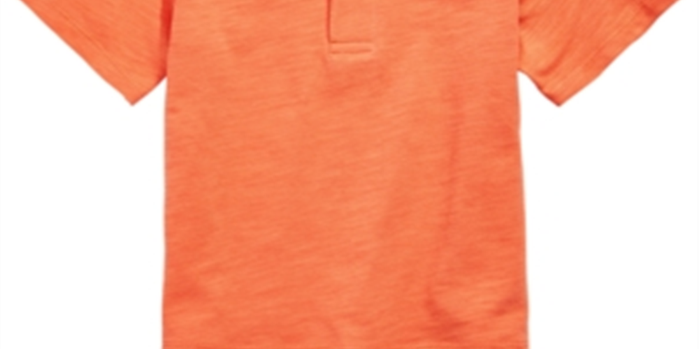 First Impressions Baby Boy's Cotton Polo Shirt Orange Size 6-9Months