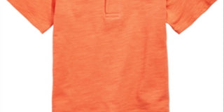 First Impressions Baby Boy's Cotton Polo Shirt Orange Size 6-9Months