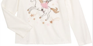 Epic Threads Toddler Girl's Unicorn Rides T-Shirt White Size 3T