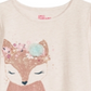 Epic Threads Little Girl's Woodland Fox T-Shirt White Size 5