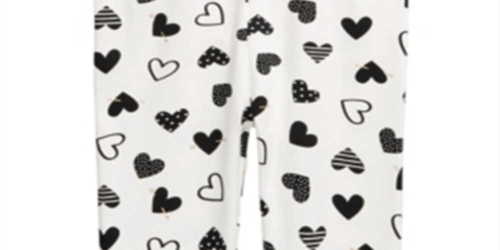 First Impressions Baby Girl's Heart Leggings White Size 12 Months