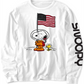 Peanuts Toddler Boy's Snoopy in Space T-Shirt White Size 3