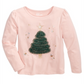 Epic Threads Little Girl's Holiday Tree T-Shirt  Pink Size 6X