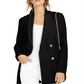 INC International Concepts Women's  Double Breasted Blazer Black Size X-Small