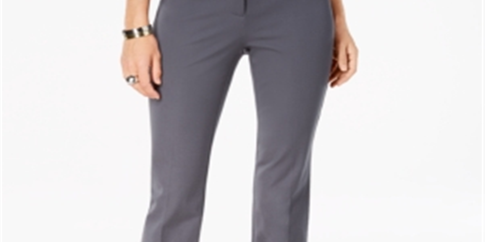 Alfani Women's Hollywood Waist Skinny Ankle Pants Yellow Size 12 Petite