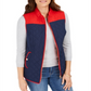 Charter Club Women's Colorblocked Quilted Vest Blue Size X-Small