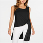 Alfani Women's Sleeveless Scoop Neck Hi Lo Top Black Size Petite XL