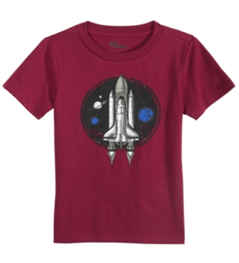 Epic Threads Little Boy's Spaceship T-Shirt Red Size 6