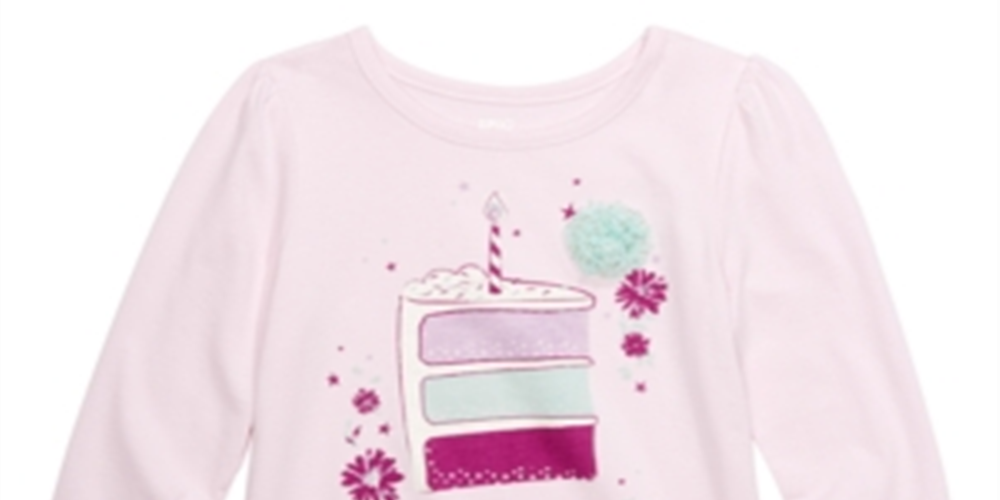 Epic Threads Toddler Girl's Cake Slice T-Shirt Pink Size 3T