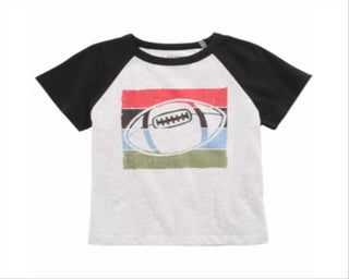 First Impressions Baby Boy's Football Print T-Shirt Gray Size 12 Months
