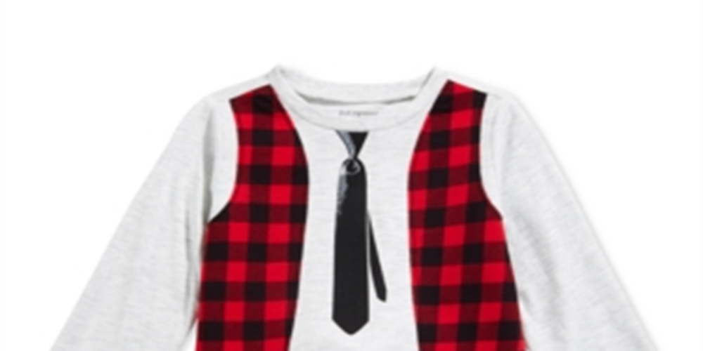 First Impressions Baby Boy's Vest Print T-Shirt Gray Size 3-6 Months