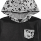 Epic Threads Toddler Boy's Colorblocked Splatter Print Thermal Knit Hooded T-Shirt Black Size 2T