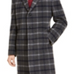 Tommy Hilfiger Men's Addison Wool Blend Modern Fit Top Coat Gray Size 46