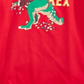 Epic Threads Toddler Boy's Santa Saurus Print T-Shirt Red Size 4