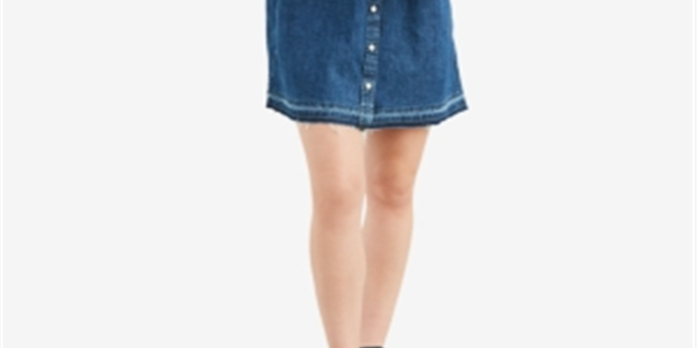 Levi's Women's Denim Shirtdress Blue Size X-Small