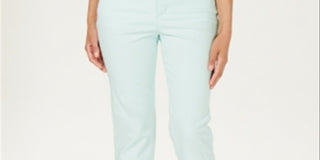 Charter Club Women's Tummy Control Bristol Capri Jeans  Blue Size 12
