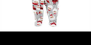 Carter's Unisex Footies Print - Gray Santa Fleece Footie -Gray Size 2T