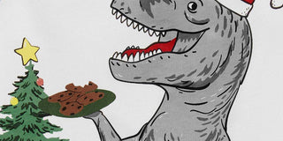 Carter's Toddler Boy's Christmas T-Rex Long Sleeve T-Shirt Green/white Multi Size 3T