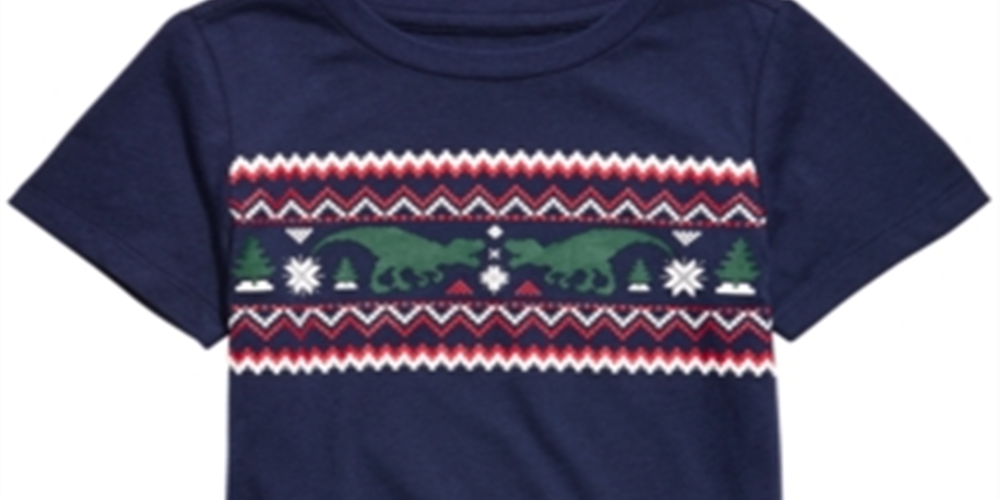 Epic Threads Little Boy's Isle Strip T-Shirt Blue Size 7