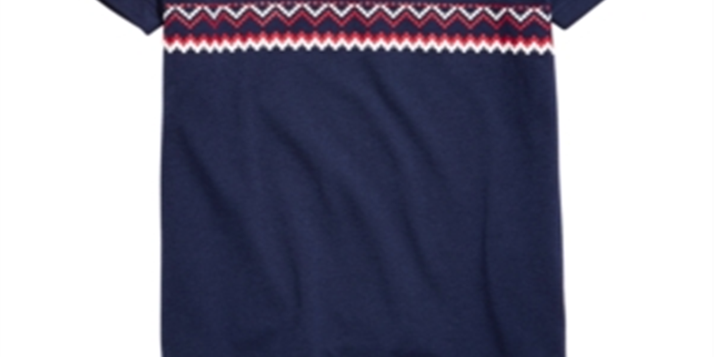 Epic Threads Little Boy's Isle Strip T-Shirt Blue Size 7