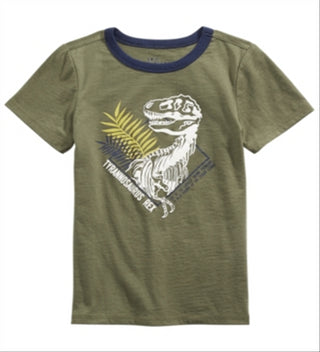 Epic Threads Toddler Boy's Dinosaur-Print T-Shirt Green Size 3