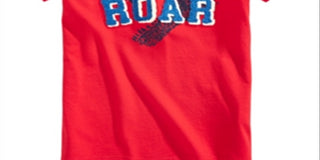 Epic Threads Toddler Boy's Roar Tufted Chenille T-Shirt Red Size 3