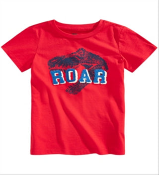 Epic Threads Toddler Boy's Roar Tufted Chenille T-Shirt Red Size 2
